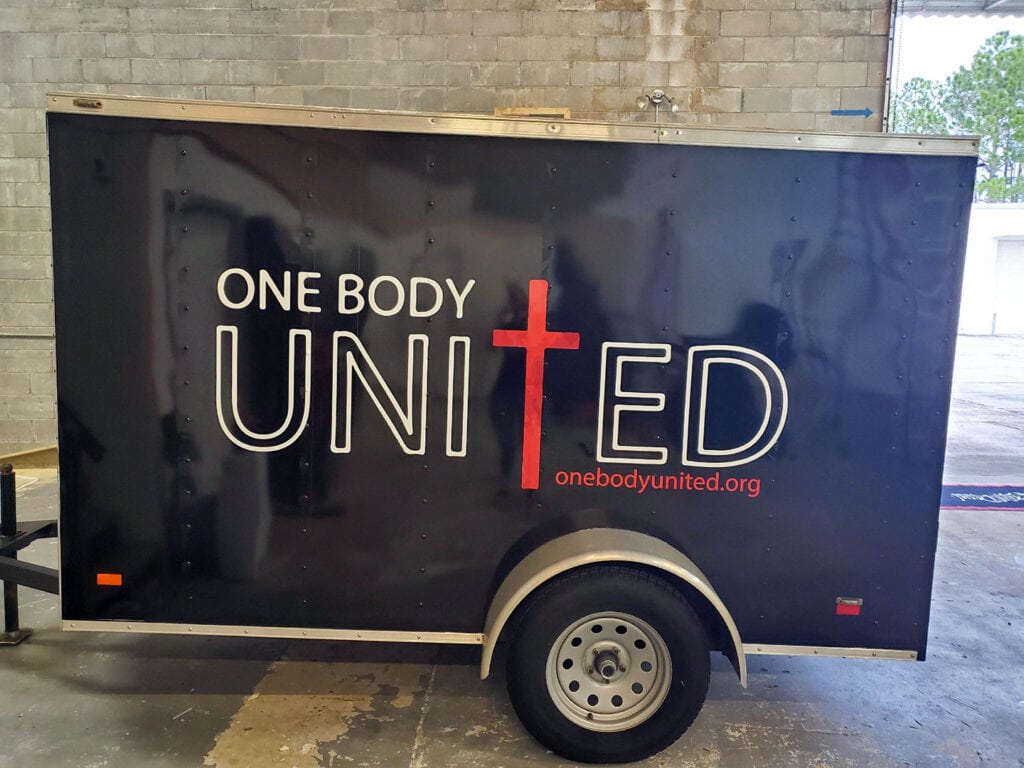 One Body United truck.